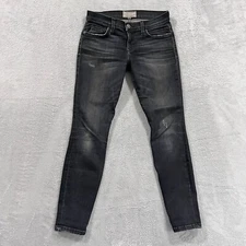 Current Elliott  Stiletto Jeans Women's 26 Distressed Low Rise Stretch Denim
