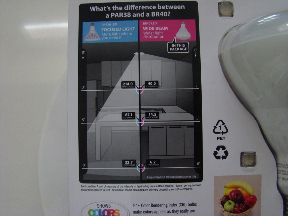 Conserv Energy LED BR40 75Watt Dimmable Flood Light Bulb (NEW) 22 Years - Image 4 of 4