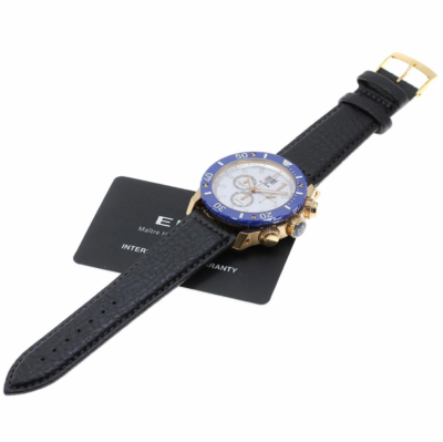 USED Excellent] EDOX 10020-37RBU-BIR Chrono Offshore1 10th Anniv