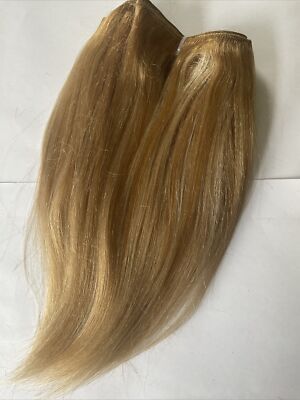 Echthaar Extensions Kinky Straight Weft #27/613 Mix 72  breit 93 Gramm 11 