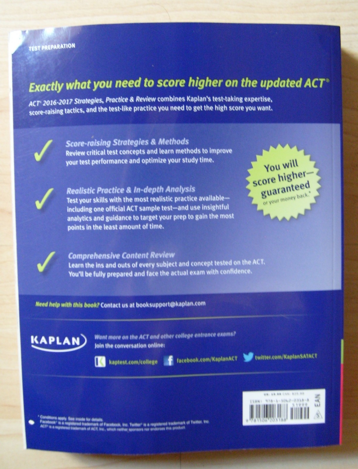 Kaplan Test Prep Act 2017 Strategies Practice Personal By Kaplan Test Prep And Admissions Staff 2016 Paperback - 