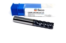 Seco Niagara Cutter 3/8" ALTiN 6 FL Carbide End Mill N00524