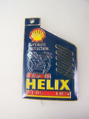 Shell Helix motor oil advertising metal key fob                             3244