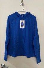Mondetta Active Full Zip Jacket with Zipper Pockets Women s Large Blue