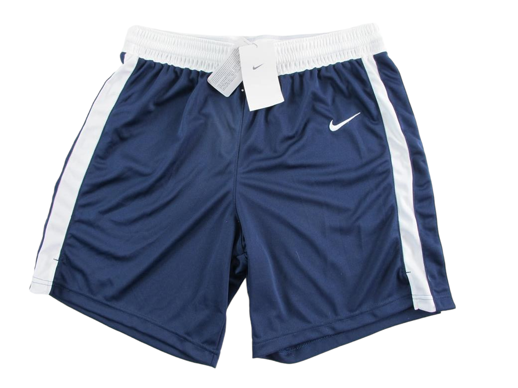 Nike NEW Team Stock Block Pro Navy Basketball Mens Large Gym Track Shorts  DZ4835