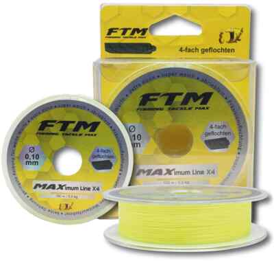 FTM Maximum Line X4 geflochtene Angelschnur 4-fach