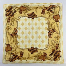 Vintage MCM Handkerchief Pocket Square Bandana Neckerchief