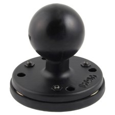 RAM Triple Magnetic Round Base with 1.5" Rubber Ball - RAM-202-339U