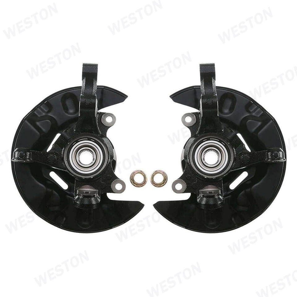 2x Front Wheel Bearing Hub Knuckle Assembly For 20032008 Toyota