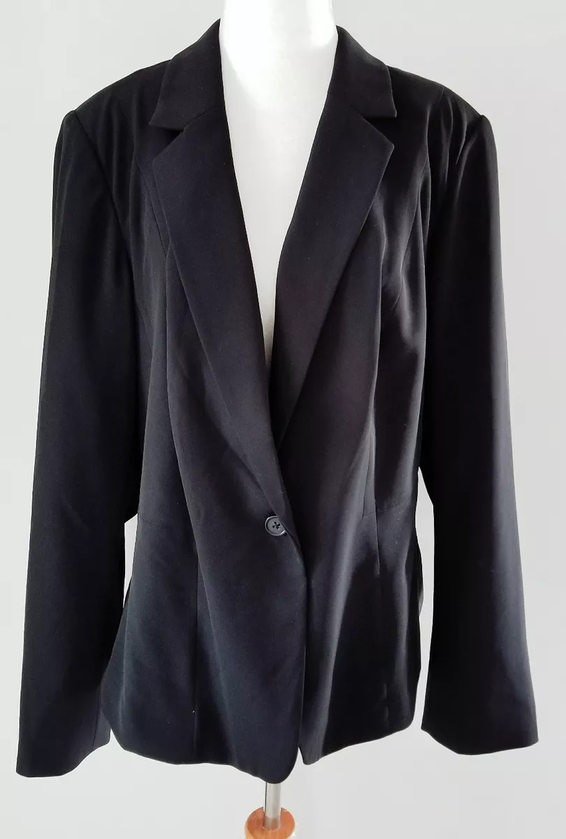 LANE BRYANT BLACK SUIT JACKET BLAZER SZ 2X 20