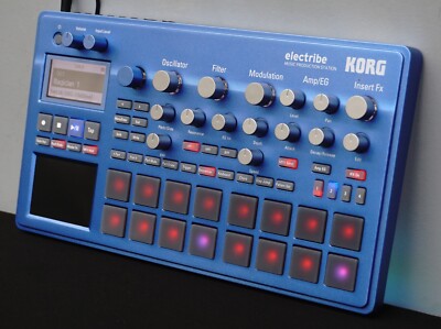 Korg Electribe 2 Blue Music Production Station Synthesiser
