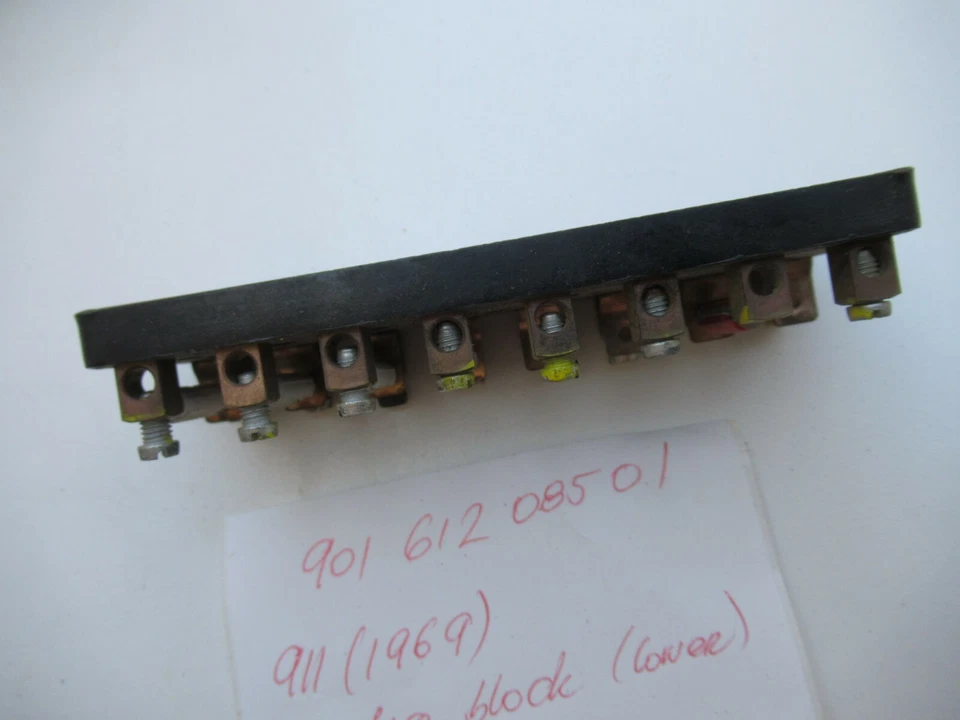 Porsche 911 (1969) Fuse Block (Lower) (8 Position)  90161208501   #2 - Image 4 of 4