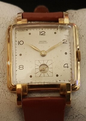 Vintage Armbanduhr Oriosa   Handaufzug   Cal. AS 1124