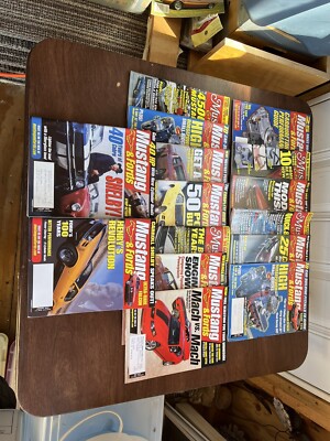 67  magazines-Mustangs & Fords,Mustang Illustrated,Mustang Enthusiast,& Others