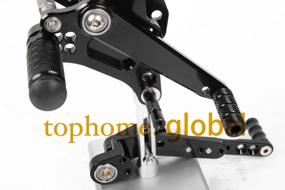 Juego de 13 estriberas traseras CNC negras para Suzuki GSXR1000 GSX1000R 2009-2016 Foto 4 de 4