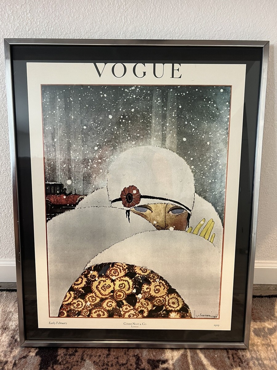 ヴィンテージ VOGUE 美装鏡面 木製アートポスター ART DECO ヴィンテージ VOGUE 美装鏡面 木製アートポスター ART DECO