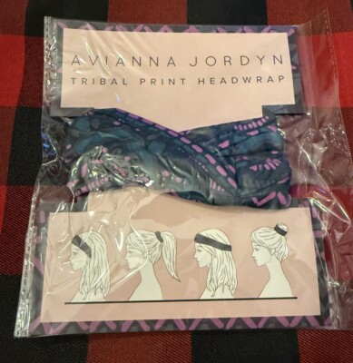 Avianna Jordyn Tribal Printed Headwrap -multiple styling options, Brand New