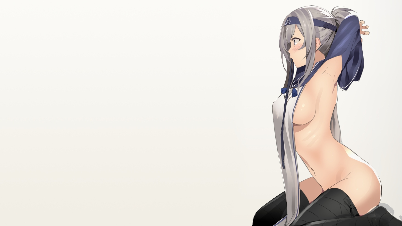 Anime kamoi kantai collection girls thighhighs sideboob Playmat Gaming Mat Desk
