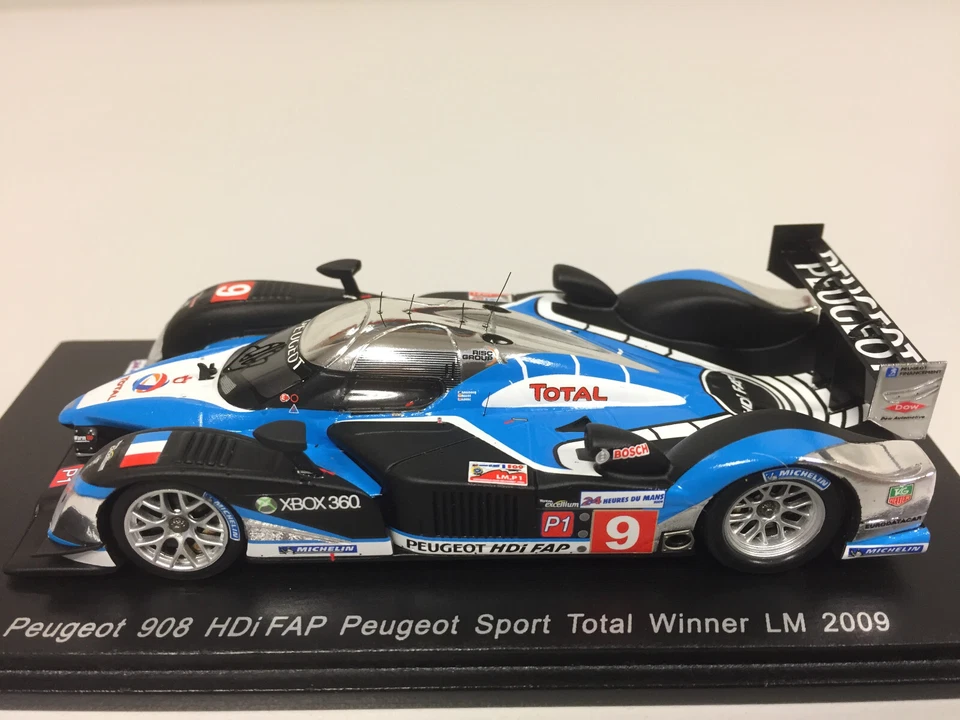 Spark Peugeot 908 HDI n°9 winner 24H du Mans 2009 1/43 S43LM09 0224 - Photo 3/3