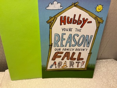 HUSBAND RSVP FATHER'S DAY GREETING CARD New w/Envelope ''You're the reason our..''