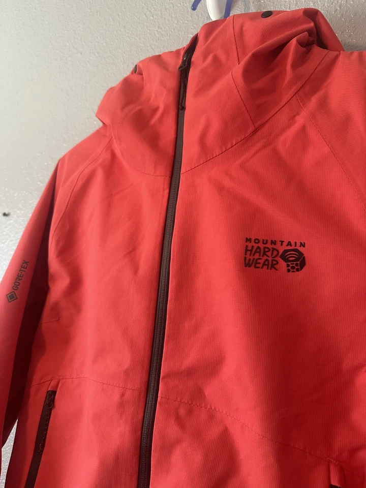 Jaqueta de esqui Mountain Hardwear Cloud Bank GORE-TEX RECCO média feminina rosa solar - Imagem 2 de 4