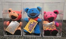  3 Liquid Blue Grateful Dead Bean Bear Collectibles - Sugaree, Ten Jed  Althea