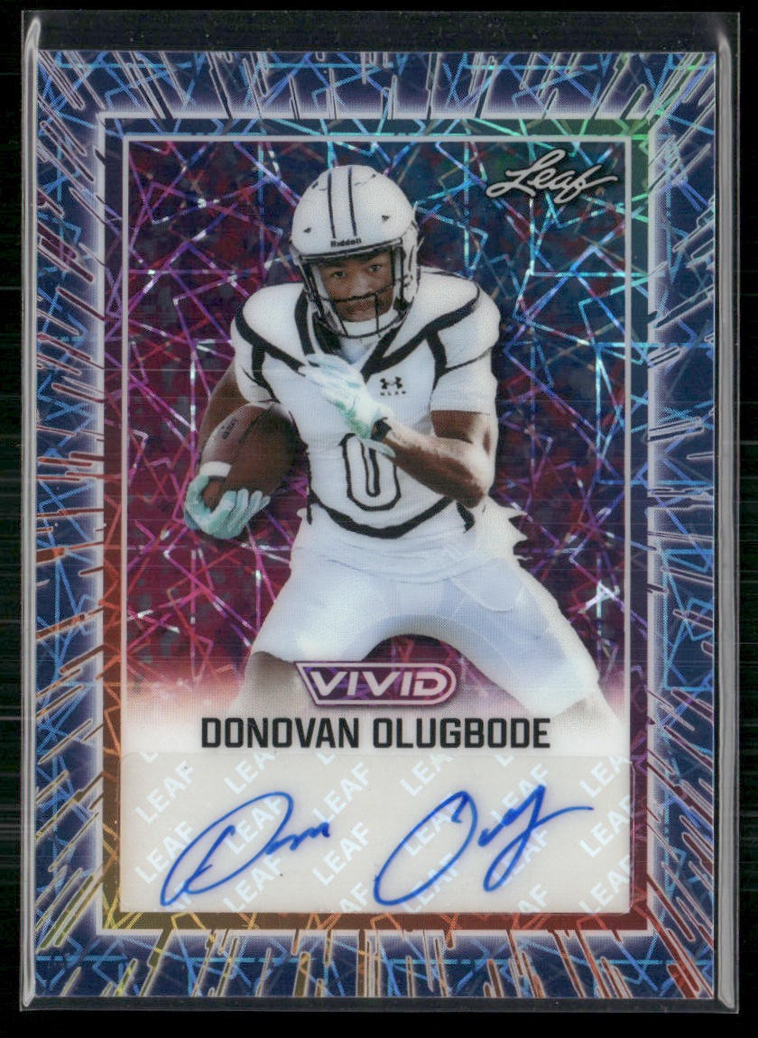 Donovan Olugbode 2025 Leaf Vivid Auto 4/6 #BA-DO1