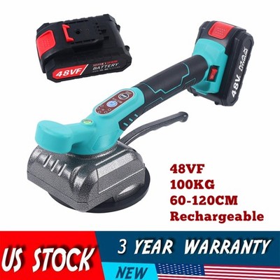 Tile Vibrator Suction Tiling Machine 5-speed Floor Laying Leveling Tool +Battery