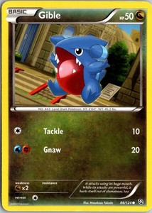 Gible (86) - Dragons Exalted #86/124 Common LP+