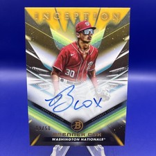 2023 Bowman Inception /50 Brenner Cox Gold Bowman Rookie Prospect Auto Nationals