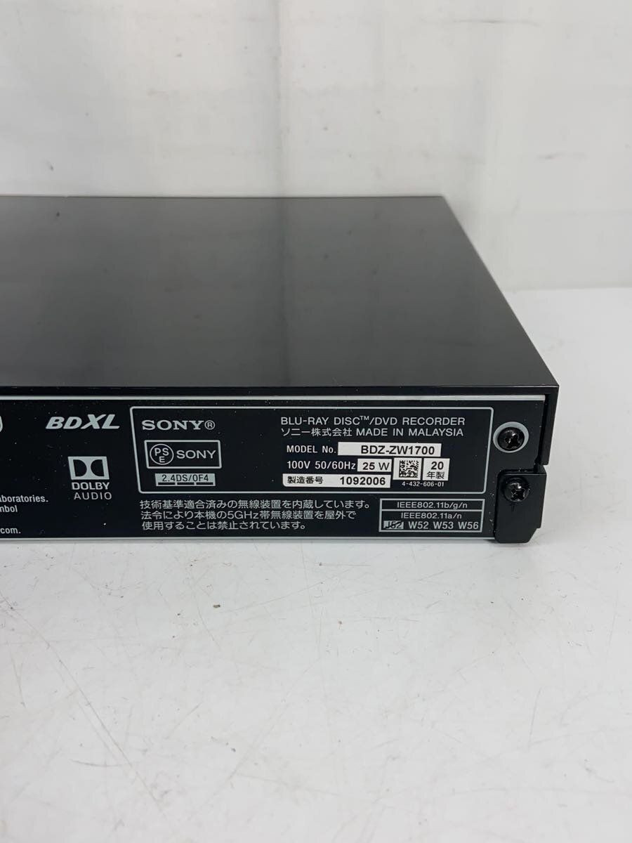 SONY Blu-ray DVD recorder BDZ-ZW1700 Used | eBay - ブルーレイ 