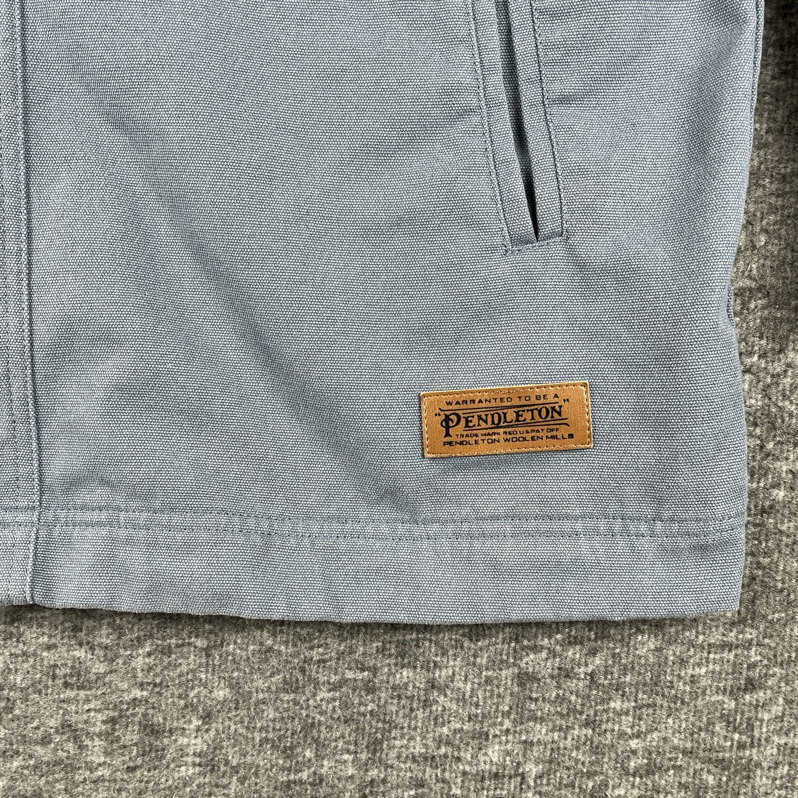 Pendleton Jacket Men’s Large Light Blue Custom Pa… - image 9