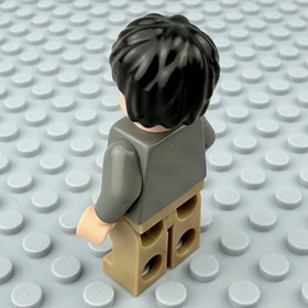 LEGO Harry Potter Minifigure Dark Bluish Gray Open Shirt hp041  4756