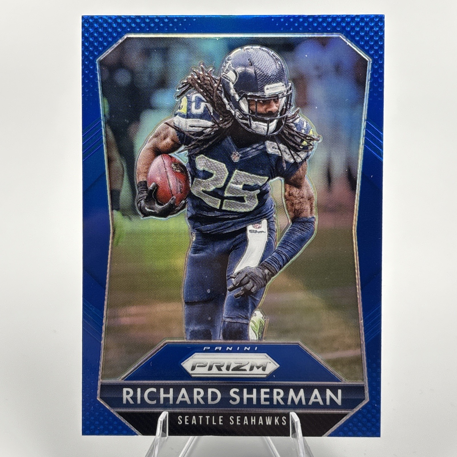 2015 Panini Prizm - Richard Sherman #25 Blue Prizm