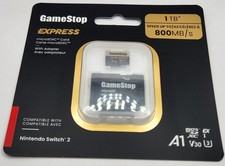 GameStop Express 1TB MicroSD Card Nintendo Switch 2 Brand New