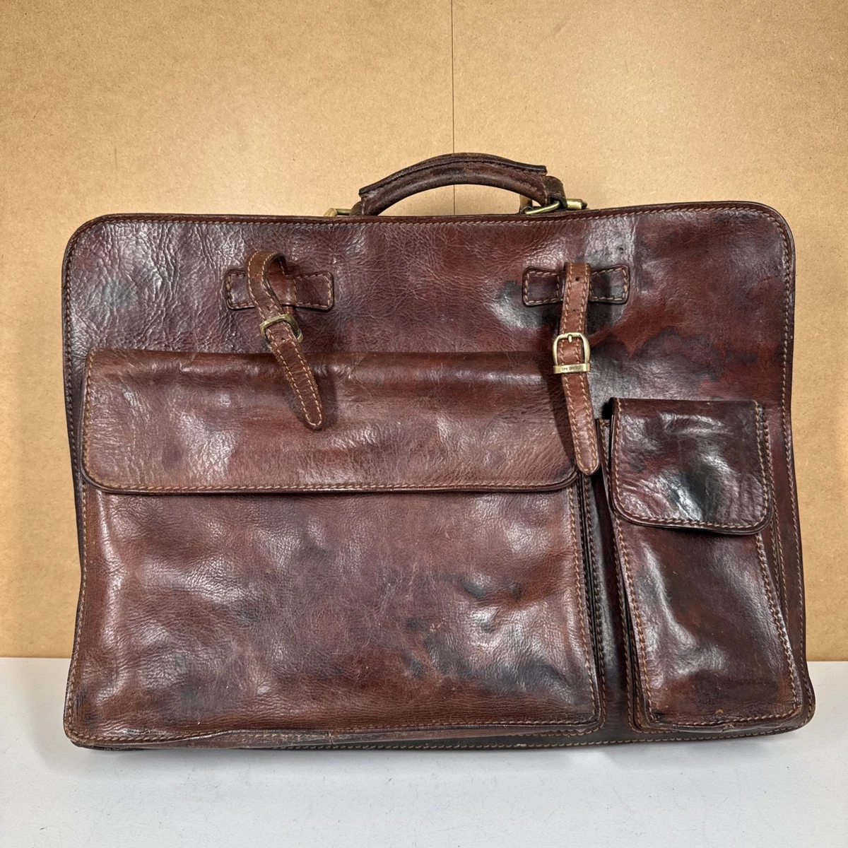 The Bridge ザブリッジ　レザーブリーフケース The Bridge Leather Men's Briefcase/Document Case for sale | eBay