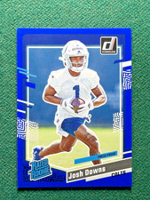 2023 Donruss Rated Rookie Josh Downs Press Proof Blue #345 Colts RC Nice!