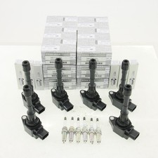 6x Nissan UF349 Ignition Coil & Spark Plug 22448-8J115 22448-8J11C 22401-5M015