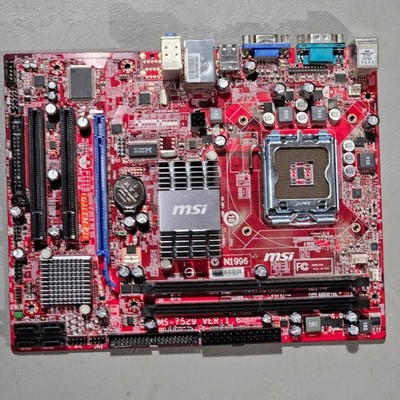 MSI G31TM-P21, LGA 775/Socket T, Intel Motherboard