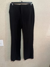 Nine West Women’s Barely Bootcut Dress Pants Sz 6 Black Pockets