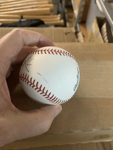 Alex Rios autographed ROMLB baseball MLB Blem A11 - Picture 3 of 4