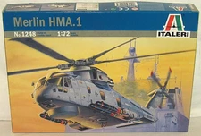 Italeri #1248 Merlin HMA.1 Helicopter 1:72 Scale Open Box (PV)
