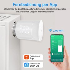Austauschbarer Heizkopf Zigbee 2 AA Batterien Gateway ben&ouml;tigt einfache Montage