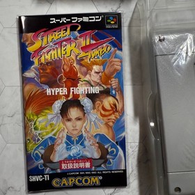 Street Fighter 2 Turbo Famicom Box Manual Japan Region