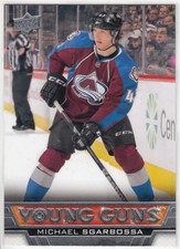 2013-14 Upper Deck Young Guns MICHAEL SGARBOSSA 454 Colorado Avalanche RC Rookie