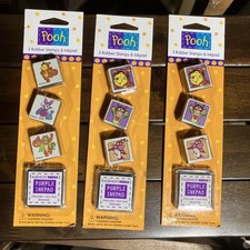 Winnie the Pooh Halloween Lot: All Night Media Rubber Stamps NIP