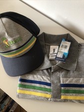 Original 2014 New With Tags Brazilian World Cup Polo Shirt And Matching Cap L