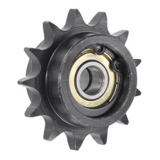 Idler Sprocket 8mm Bore 3/8" Pitch 13 Tooth Carbon Steel with 2 Insert Bearing