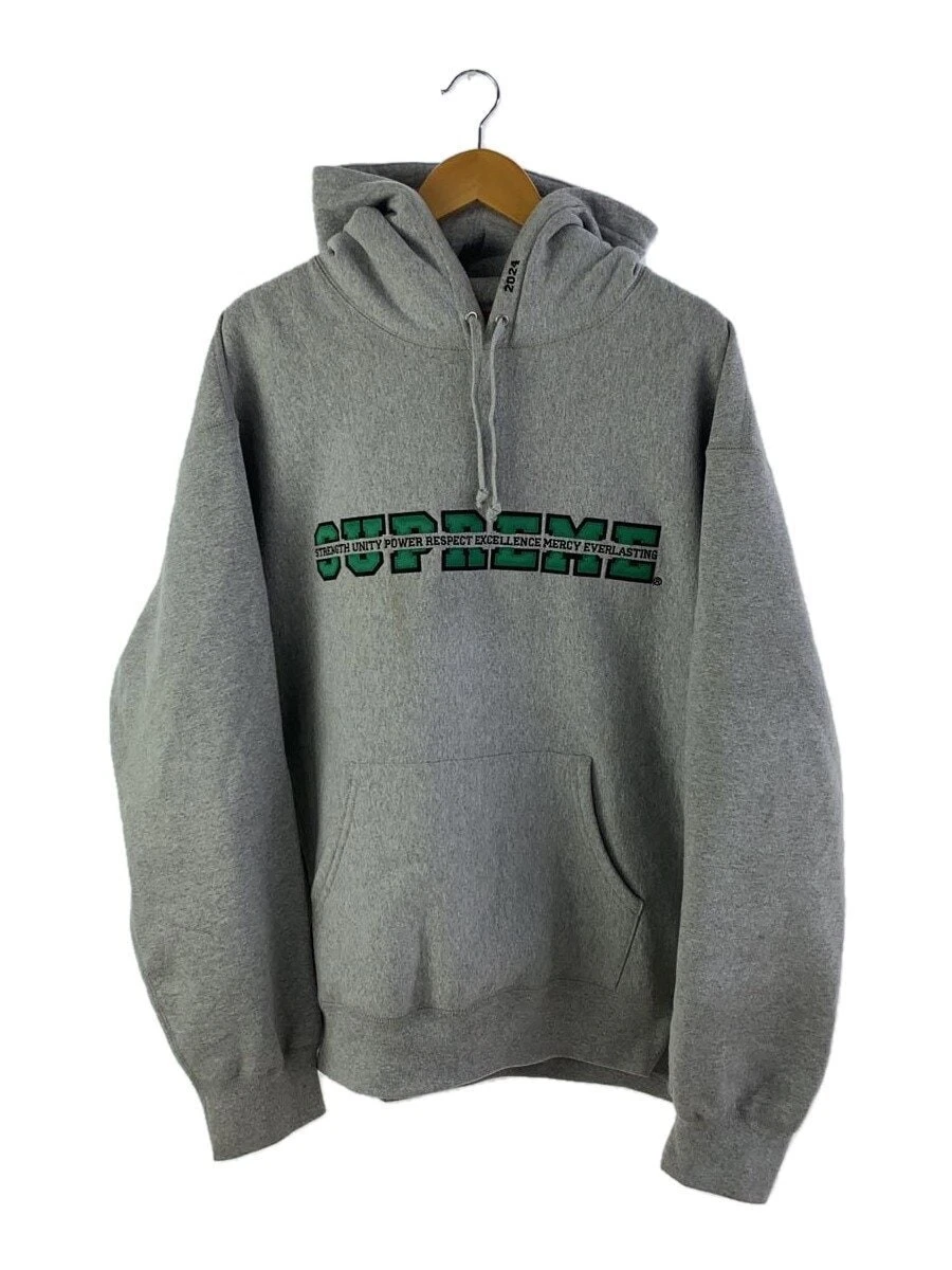 Sweat à capuche Supreme gris XL occasion