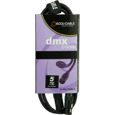 American DJ Spool 5-Pin DMX Lighting Cable 5 ft.